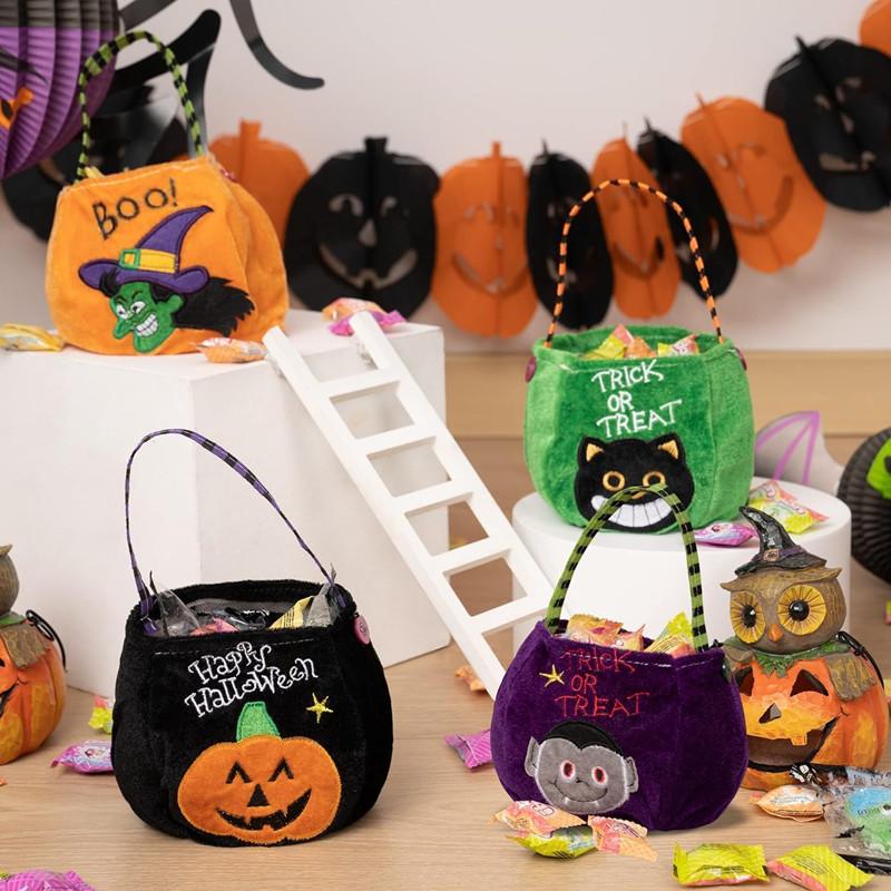 送料無料 ハロウィンバッグ キャンディーバッグ かぼちゃバッグ 手提げ 
