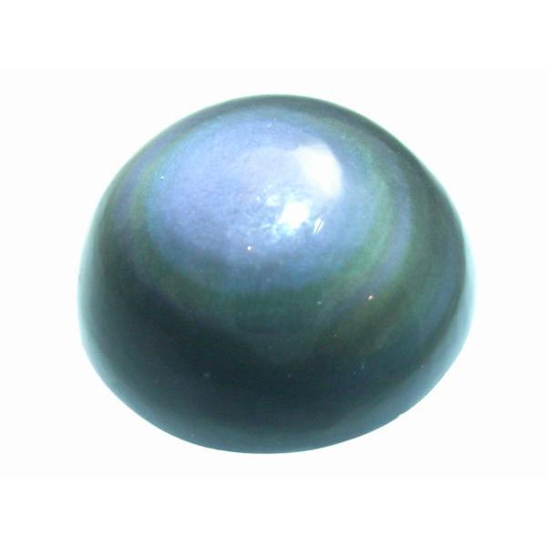 レインボー オヴシディアン キャッツアイ 黒曜石 : POW-WOW