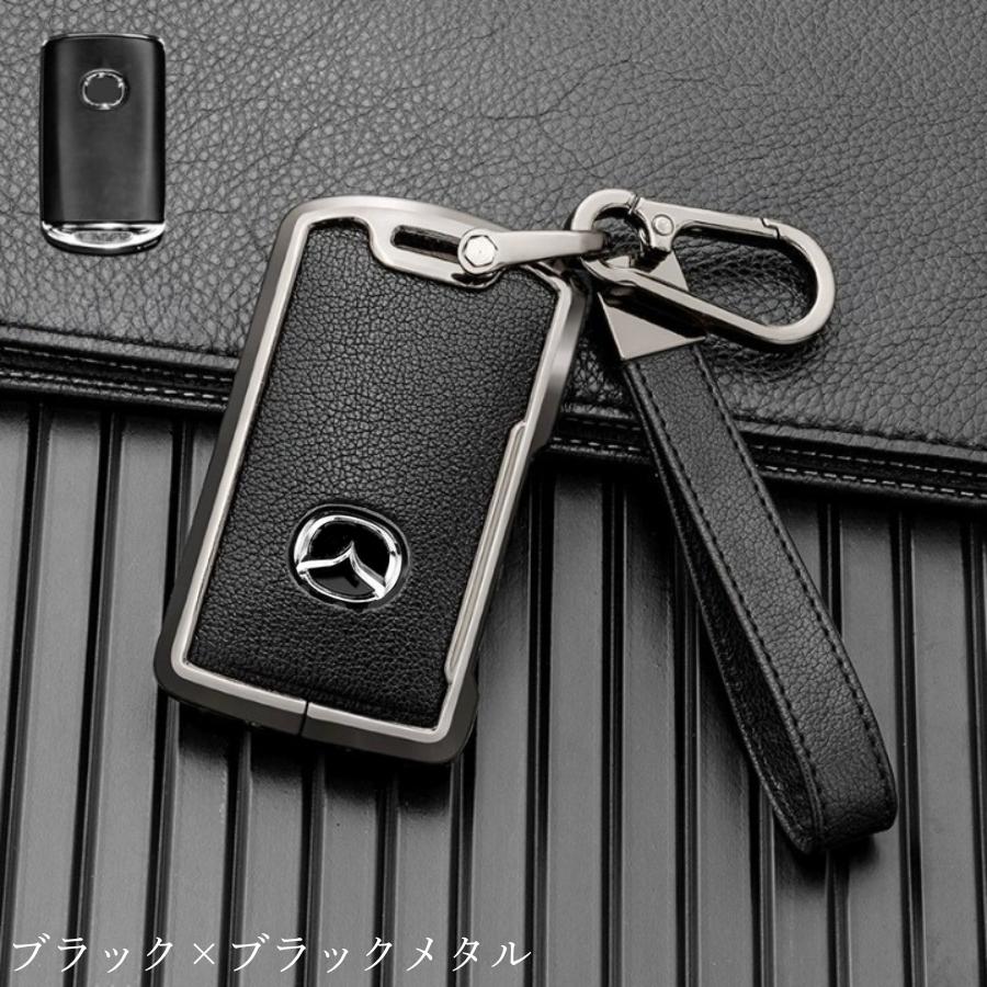 MAZDA CX8 CX5 CX30 MX30 MAZDA3 マツダ6 CX60 キーケース MAZDA2 マツダ3 ロードスター キーカバー 新型 マツダ スマートキーケース 車 高級 レザー |  | 01