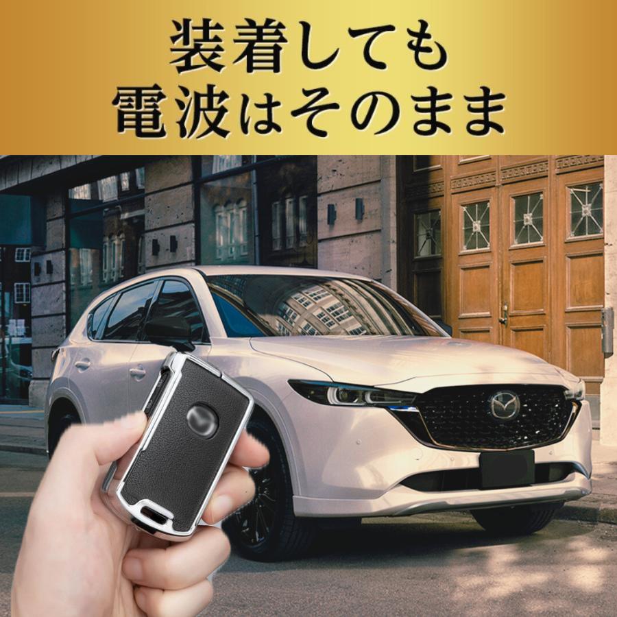 MAZDA CX8 CX5 CX30 MX30 MAZDA3 マツダ6 CX60 キーケース MAZDA2 マツダ3 ロードスター キーカバー 新型 マツダ スマートキーケース 車 高級 レザー |  | 07