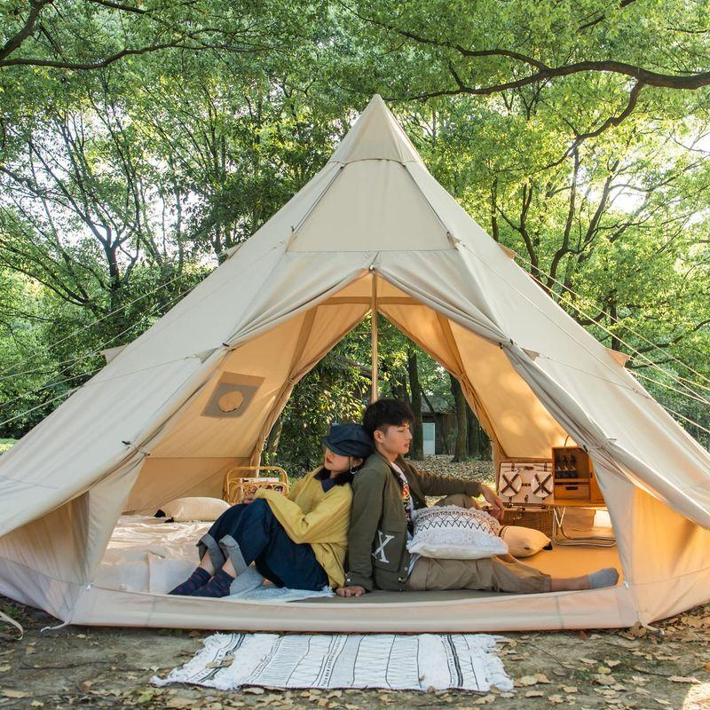 日本人気超絶の Naturehike ワンポールテントTC素材 コットン仕様 防水