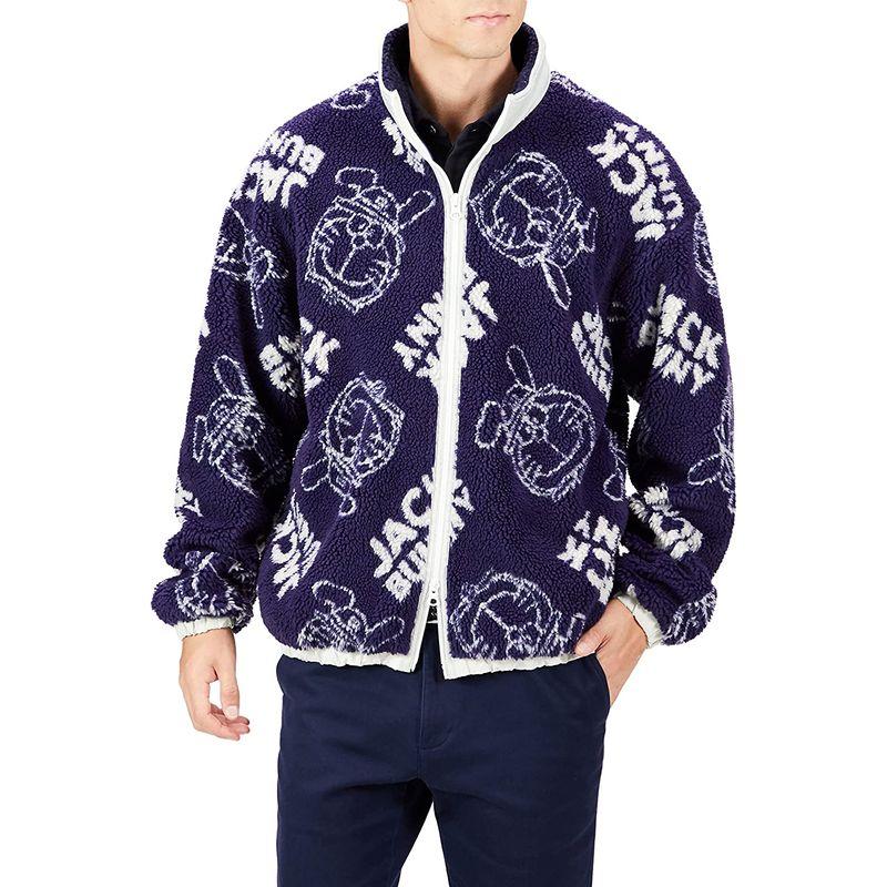 ジャックバニー メンズ 保温 フリースブルゾン ドラえもんコラボ商品(ボアフリース) / ゴルフ アウター / 262-2242023 12 ポリエステル100% 100% ポリエステル メンズ 保温 フリースブルゾン ドラえもんコラボ商品 ボアフリース ゴルフ アウター 表生地 別布部分 裏生地