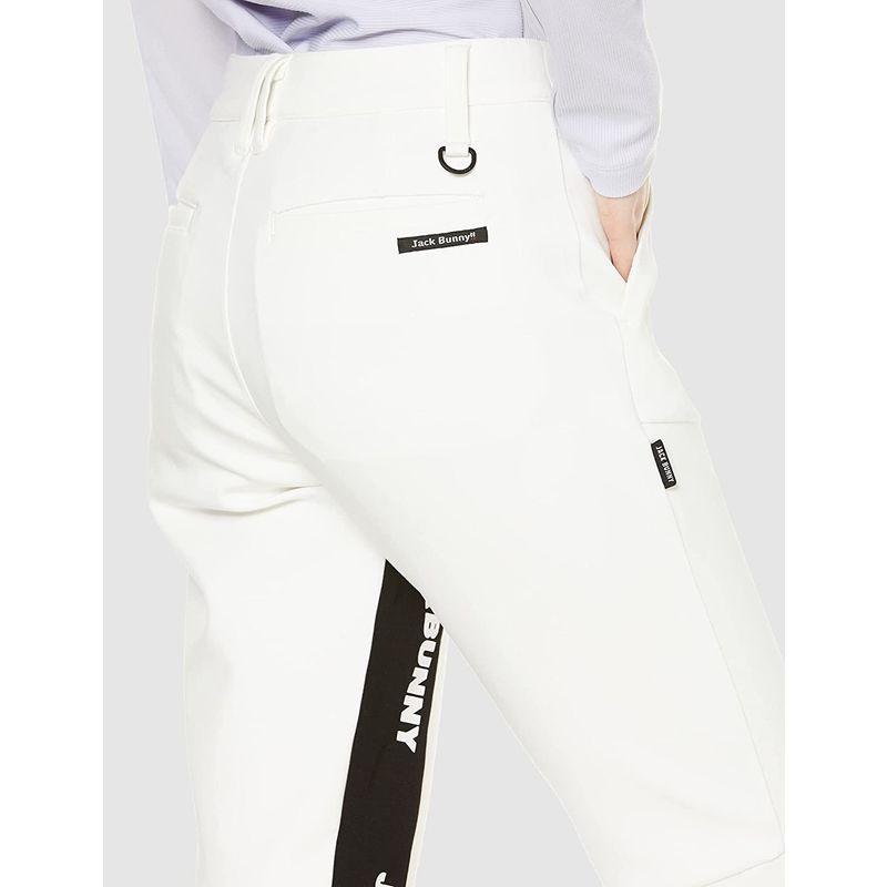 ジャックバニー レディース ジョガーパンツ (ストレッチ性・ダンボールジャージ素材) / ゴルフ / 263-2136116 030_ホワイ 5cm SIZE ウエスト 股上 わたり幅 股下 裾幅 レディース ジョガーパンツ ストレッチ性 ダンボールジャージ素材 ゴルフ 030_ホワイ 71cm