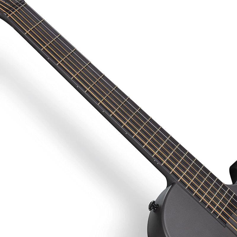 Enya Nova Go アコースティックギター・カーボン一体成型ミニギター初心者キット、ギターケースとギター両方のストラップ付属（ブラック Nova ブラック Go アコースティックギター カーボン一体成型ミニギター初心者キット ギターケースとギター両方のストラップ付属
