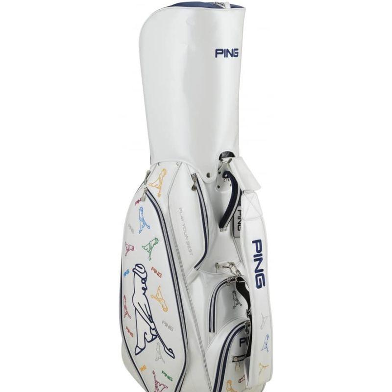 【値下げ中】 ピン(PING) ゴルフ キャディバッグ CB-C221 Mr.PING 9.5型 36239-01 9 ホワイト 【HOV8454326540】(30831円)