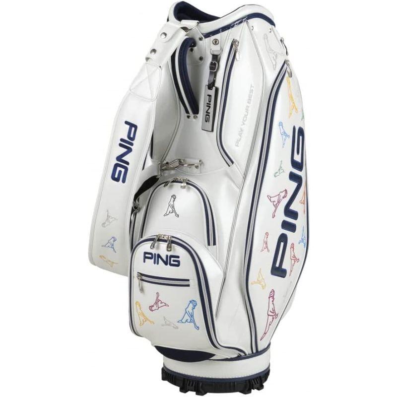 【値下げ中】 ピン(PING) ゴルフ キャディバッグ CB-C221 Mr.PING 9.5型 36239-01 9 ホワイト 【HOV8454326540】(30831円)