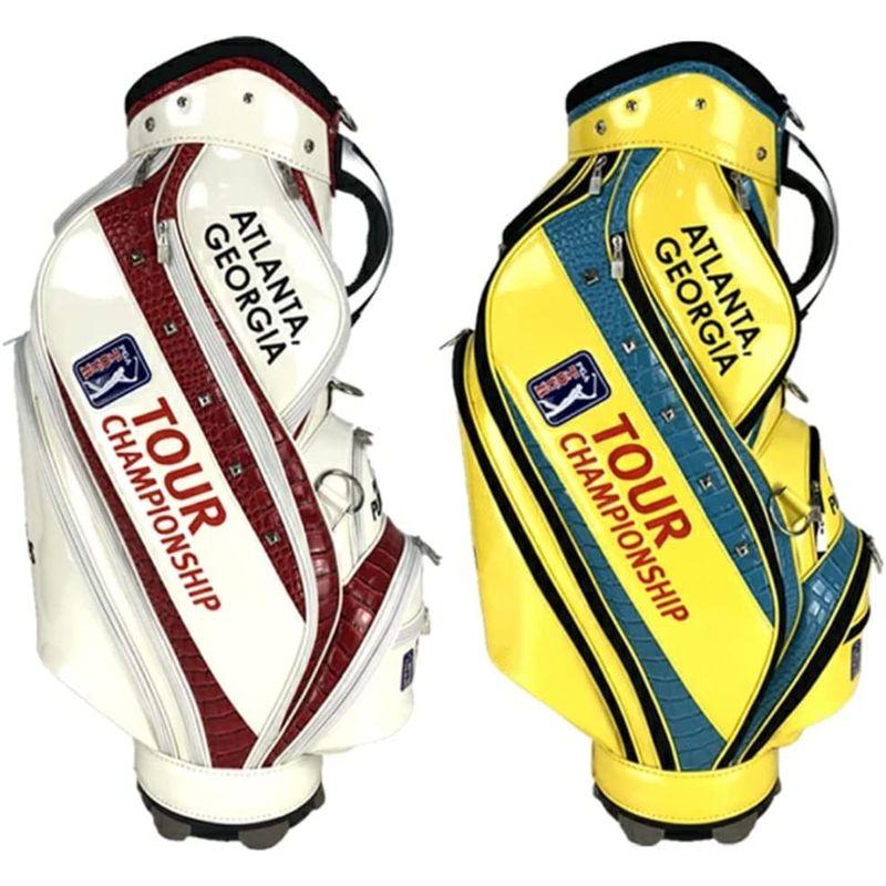 PGA TOUR キャディバッグ CB-3513 (イエロー/ターコイズブルー) TOUR キャディバッグ CB イエロー/ターコイズブルー 　
