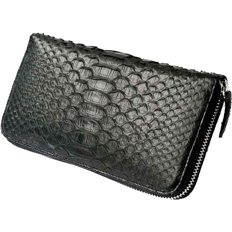 GODANE (ゴダン) ダイヤモンドパイソンラウンドファスナー長財布sppw8005cl/BK ブラック/ 黒 ゴダン ダイヤモンドパイソンラウンドファスナー長財布sppw8005cl/BK ブラック/ 黒