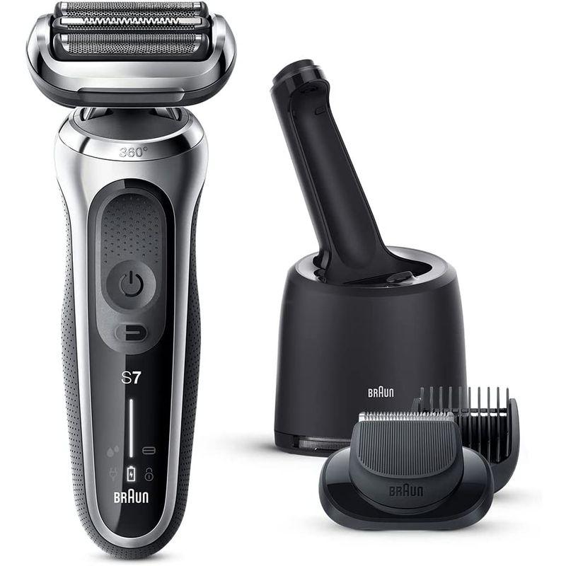 シリーズ７最新シェーバー ブラウン メンズ 電気シェーバー シリーズ7 人工知能テクノロジー搭載 71-S7501cc 洗浄機付き 2022 ブラウン メンズ 電気シェーバー シリーズ7 人工知能テクノロジー搭載 S7501cc 洗浄機付き