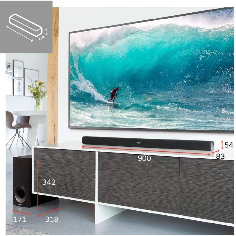 デノン サウンドバー DHT-S316 ARC/Bluetooth対応/ワイヤレスサブ