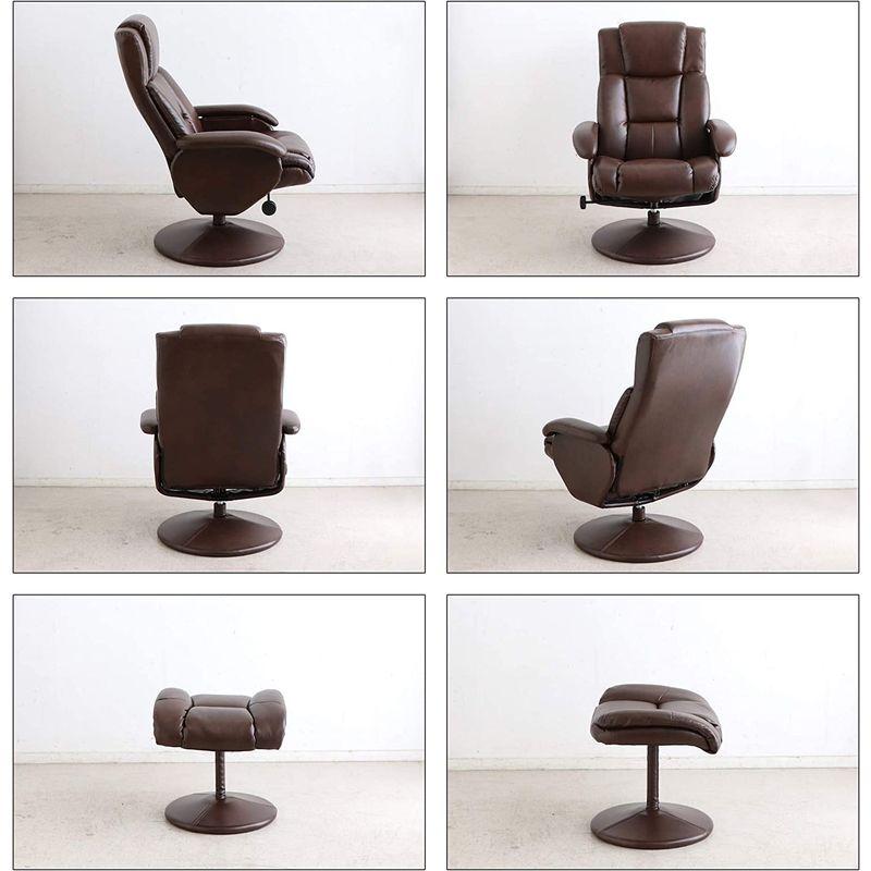 トウマ(Tohma) リクライニングチェア ブラウン 1人掛け デンバー Tohma リクライニングチェア ブラウン 1人掛け デンバー cm