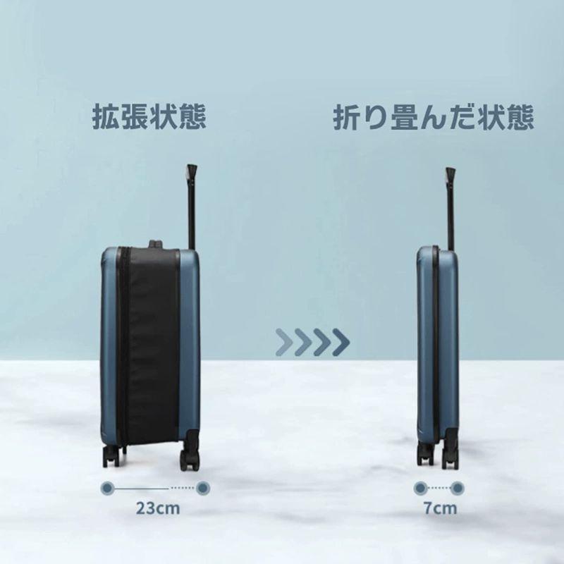KENOU スーツケース 折りたたみ 軽量 薄型 省スペース 折り畳み 式 キャリー ケース トラベル ビジネス 1泊2日 PC バッグ 機 スーツケース 折りたたみ 軽量 薄型 省スペース 折り畳み 式 キャリー ケース トラベル ビジネス 1泊2日 PC バッグ 機 サイズ