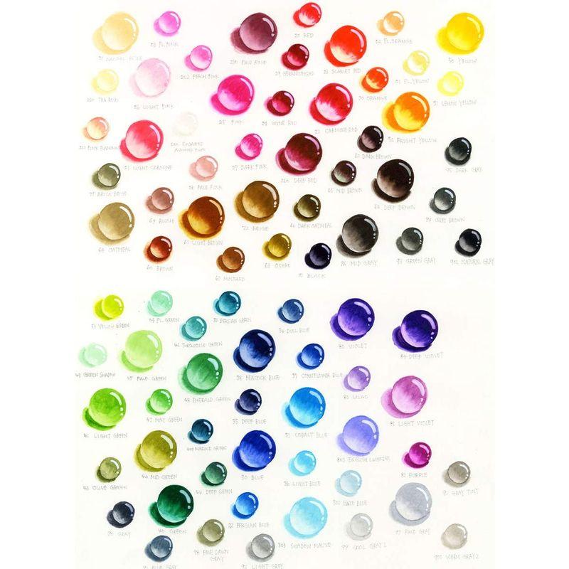 呉竹 筆ペン ZIG クリーンカラーリアルブラッシュ80色セット RB-6000AT/80V 筆ペン ZIG クリーンカラーリアルブラッシュ80色セット RB 6000AT/80V