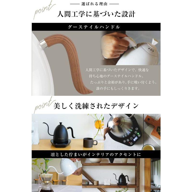 Brewista ブリューイスタ 世界のバリスタが愛用するケトル 電気ケトル 温度調節機能付 コーヒーケトル ドリップケトル クロス付 (パ ブリューイスタ 世界のバリスタが愛用するケトル 電気ケトル 温度調節機能付 コーヒーケトル ドリップケトル クロス付 パ