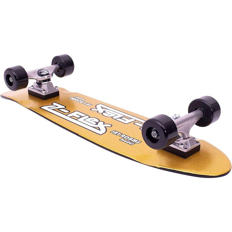 ⭐️完成品⭐️ ジーフレックススケートボード Z-CRUISER CR29 GOLD METAL 29インチ 【2185180269】(14049円)