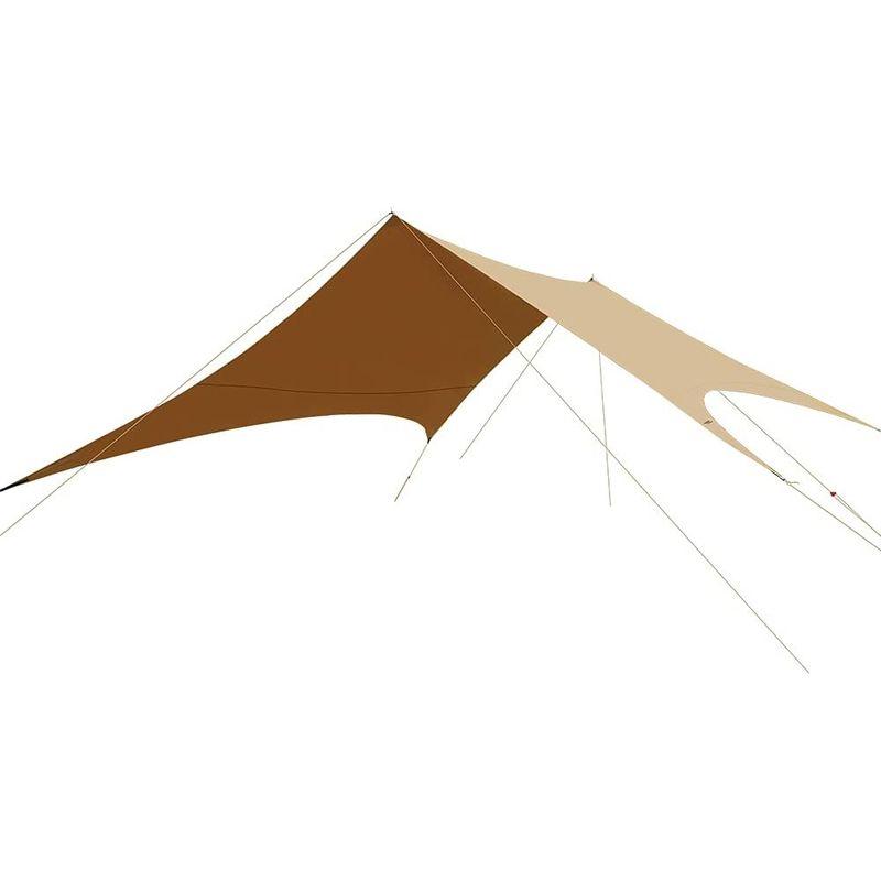 SoomloomアーチタープAdranus 5.2x4.8 焚き火可能ポリコットンTC素材 日陰濃い 遮熱/耐火/耐水 サンシェード アウト 2x4 焚き火可能ポリコットンTC素材 日陰濃い 遮熱/耐火/耐水 サンシェード アウト サイズ