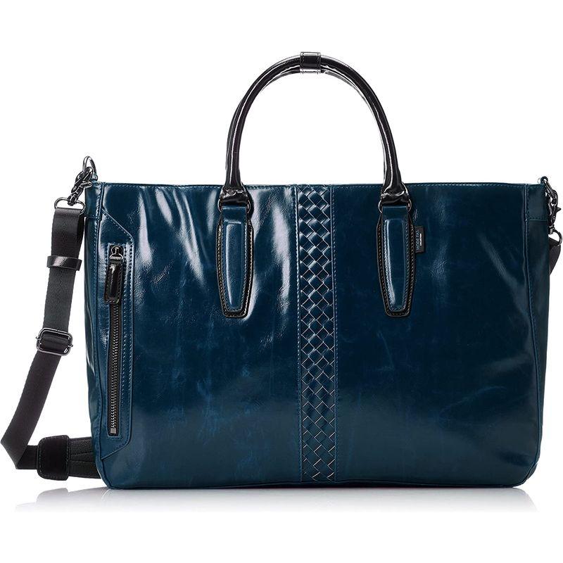 モードファス ビジネスバッグ シングル メッシュデザイン ネイビー ビジネスバッグ シングル メッシュデザイン ネイビー