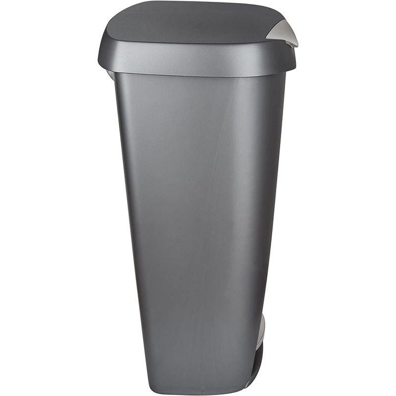 umbra ペダル式ゴミ箱 ペール 大容量 ごみ箱 ダストボックス ニッケルシルバー 50L ブリムカン 2084200410 50L ペダル式ゴミ箱 ペール 大容量 ごみ箱 ダストボックス ニッケルシルバー ブリムカン サイズ