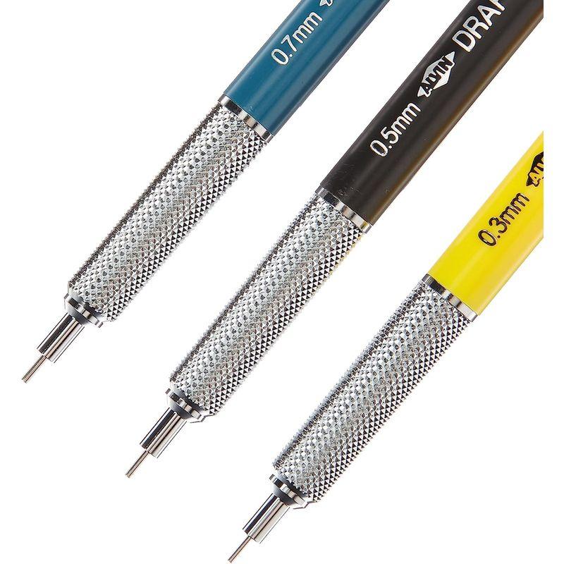 Alvin dm357?C Draftmatic Mechanical Pencils、3のセット、dm03?dm05