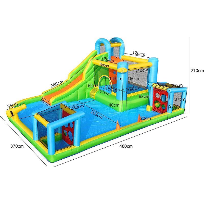 新入荷!!【日本未発売】 FBSPORT エアトランポリン エアートランポリンエアー遊具大型遊具 480 x 370 x 210 cm 室内 折りたたみ 部屋遊び 室 【P9279388448】(33841円)