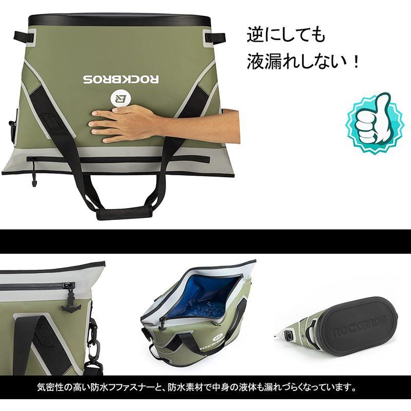 ROCKBROS(ロックブロス)クーラーバッグ 保冷バッグ 大容量 48時間保冷 キャンプ ソフトクーラー 22L アイス クーラーボックス 48時間保冷 ロックブロス クーラーバッグ 保冷バッグ 大容量 キャンプ ソフトクーラー 22L アイス クーラーボックス