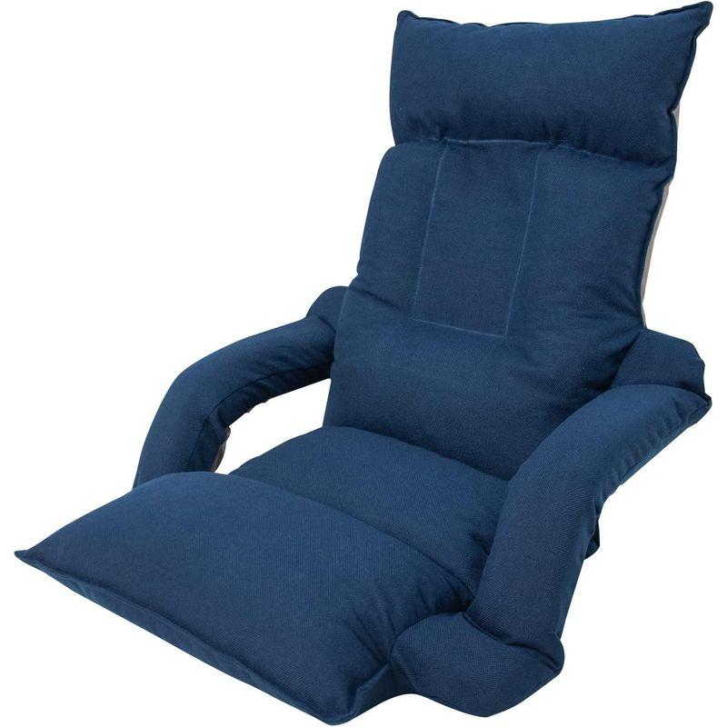 WAVV 座椅子 ひじ掛け付き ハイバック 低反発 背もたれ・頭部 14段階調整 肘掛けリクライニングに連動 1人掛け フロアチェア 座椅子 座椅子 ひじ掛け付き ハイバック 低反発 背もたれ 頭部 14段階調整 肘掛けリクライニングに連動 1人掛け フロアチェア