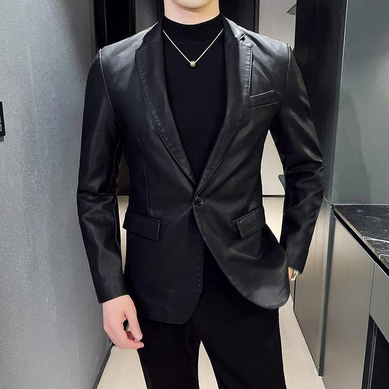 FSD.WG ジャケット 革 カジュアルジャケット メンズ アウトドアジャケット コートレザー 秋冬 無地 防風 通勤 通学 WG ジャケット 革 カジュアルジャケット メンズ アウトドアジャケット コートレザー 秋冬 無地 防風 通勤 通学