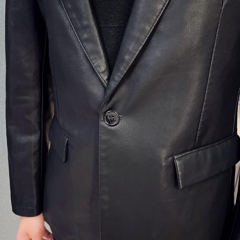 FSD.WG ジャケット 革 カジュアルジャケット メンズ アウトドアジャケット コートレザー 秋冬 無地 防風 通勤 通学 WG ジャケット 革 カジュアルジャケット メンズ アウトドアジャケット コートレザー 秋冬 無地 防風 通勤 通学