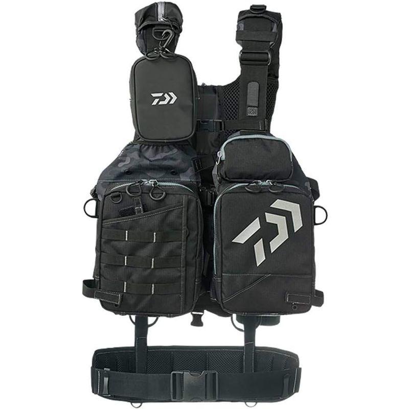 【初期/レア】 ダイワ(DAIWA) フィッシングベスト ベンチクールゲームベストIV ブラックカモ フリー DF-6109 【XU6912676170】(25210円)
