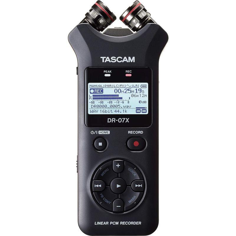TASCAM(タスカム) DR-07X USB オーディオインターフェース搭載 ステレオ リニアPCMレコーダー ハンディレコーダー USB USB タスカム DR 07X オーディオインターフェース搭載 ステレオ リニアPCMレコーダー ハンディレコーダー