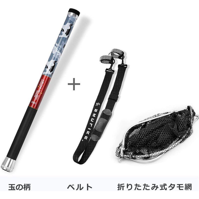 サンライク（SANLIKE）玉網 伸縮式 12段階 ランディングネット 4つ折り枠 ラバーネット 小継玉の柄 タモ網 釣りネット (全長7M 小継玉の柄 SANLIKE 玉網 伸縮式 12段階 ランディングネット 4つ折り枠 ラバーネット タモ網 釣りネット 全長7M