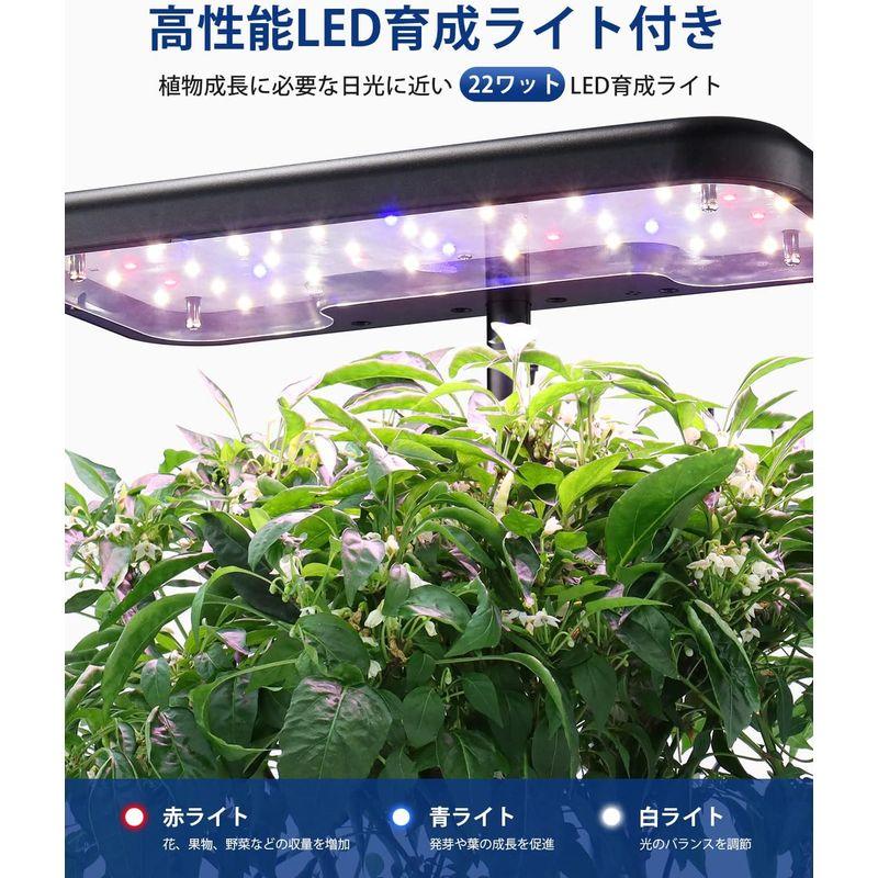 iDOO イドー 水耕栽培キット すいこう栽培キット 家庭菜園 室内 水耕栽培 水中ポンプ搭載 同時に8株野菜栽培可能 植物育成LEDライト イドー 水耕栽培キット すいこう栽培キット 家庭菜園 室内 水耕栽培 水中ポンプ搭載 同時に8株野菜栽培可能 植物育成LEDライト