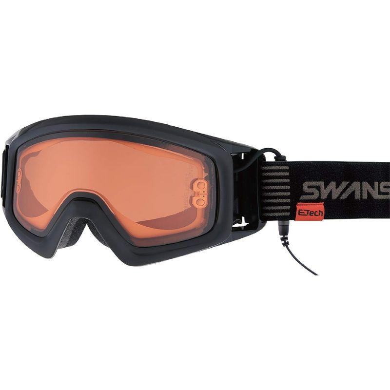 【新品】 国産ブランドSWANS(スワンズ) スキー スノーボード ゴーグル メガネ対応 発熱レンズ ヘリ ブラック HELI-XED ワンサイズ 【7740670332】(28230円)
