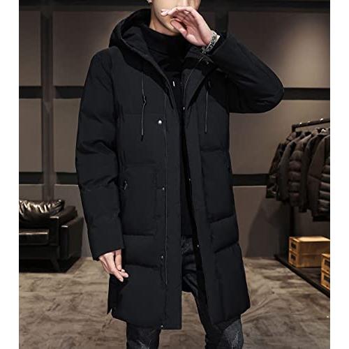 EASTEMPO ダウンコート メンズ ロング 秋冬 カジュアル ビジネス 防寒
