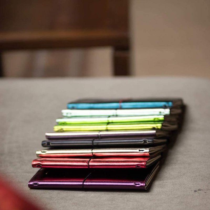 LOUISE CARMEN(ルイーズカルメン) 手帳 ノートカバー フランス製 高級本革 手作りA6スリムサイズ ポケットサイズ パステルピ CARMEN ルイーズカルメン 手帳 ノートカバー フランス製 高級本革 手作りA6スリムサイズ ポケットサイズ パステルピ