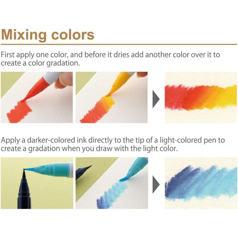 呉竹 筆ペン ZIG クリーンカラーリアルブラッシュ80色セット RB-6000AT/80V 筆ペン ZIG クリーンカラーリアルブラッシュ80色セット RB 6000AT/80V