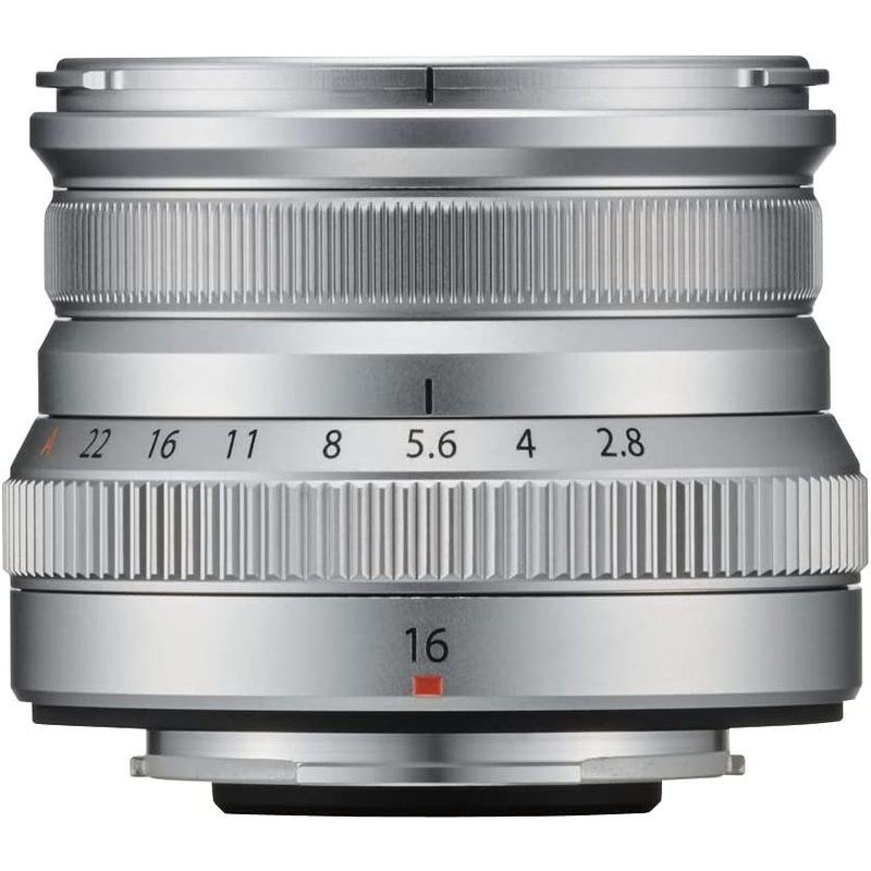 【新品 送料込み】 FUJIFILM X 交換レンズ フジノン 単焦点 広角 コンパクト 16mm F2.8 防塵防滴耐低温 絞りリング シルバー F XF16 【EIM1223751032】(44630円)