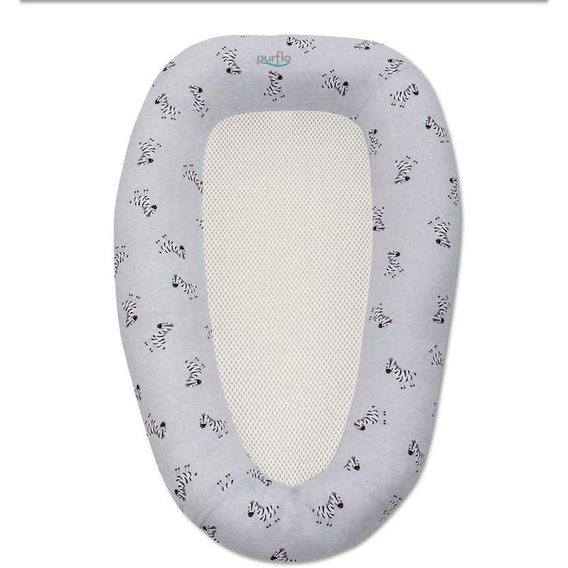 purflo(ピュアフロー) Breathable Baby Nest ブリーザブルベビーネスト 添い寝ベッド ベッドインベッド ゼブラ 0 ピュアフロー Breathable Baby Nest ブリーザブルベビーネスト 添い寝ベッド ベッドインベッド ゼブラ