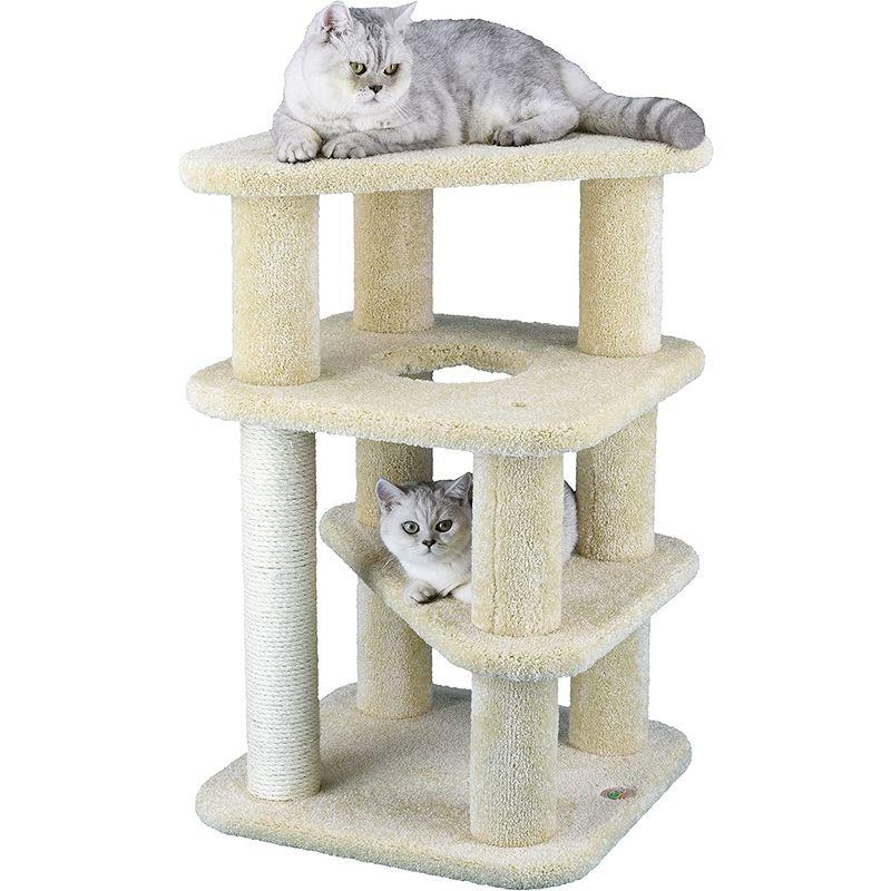 Goペットクラブlp-841プレミアムカーペット猫ツリー家具