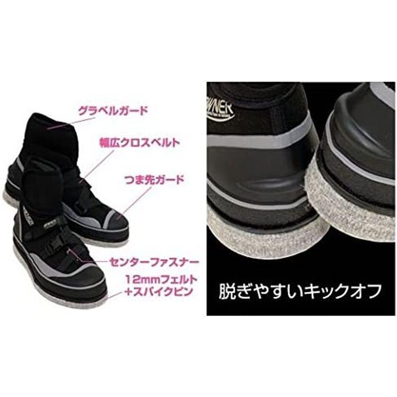 OWNER(オーナー) フィッシングシューズ 鮎渓流トップ II 中丸・フェルトピン L オーナー フィッシングシューズ 鮎渓流トップ II 中丸 フェルトピン サイズ