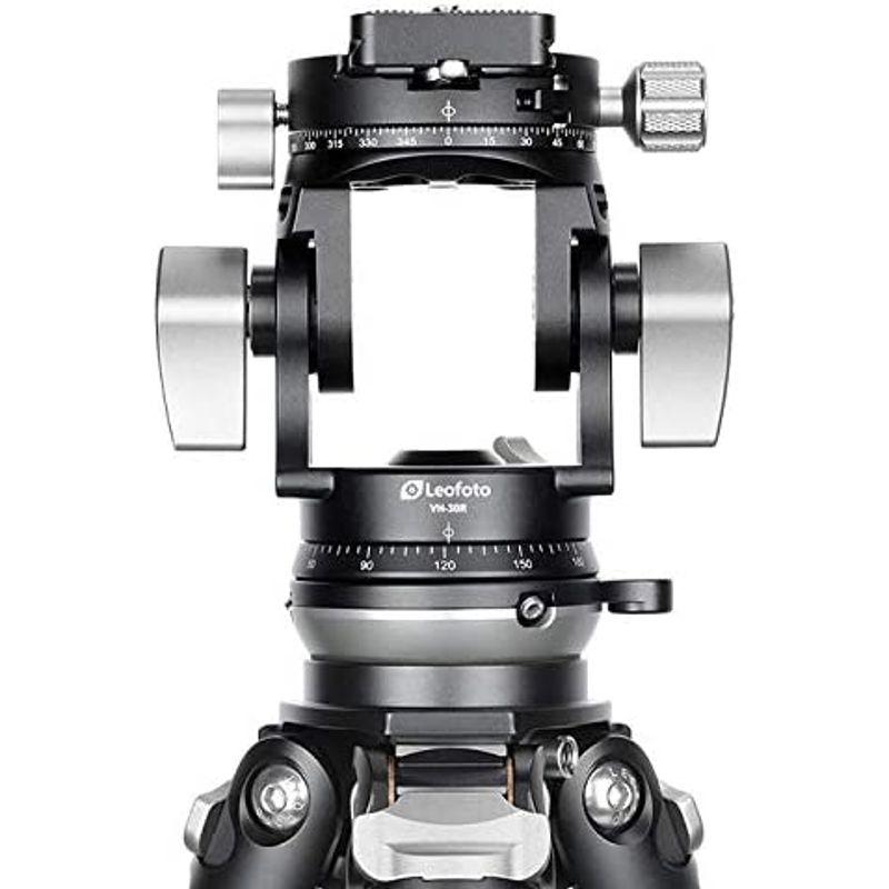 LEOFOTO 2way雲台 パンニングクランプ装備 アルカスイス互換 VH-30R ［ビデオ雲台］ 2way雲台 パンニングクランプ装備 アルカスイス互換 VH 30R ［ビデオ雲台］