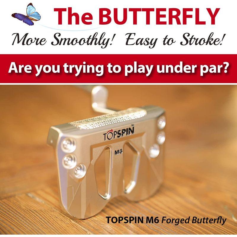 高評価続出！ JAMESMILR (ジェームズミラー) TOPSPIN パター マレット 6 鍛造バタフライ 【J1277073140】(46575円)