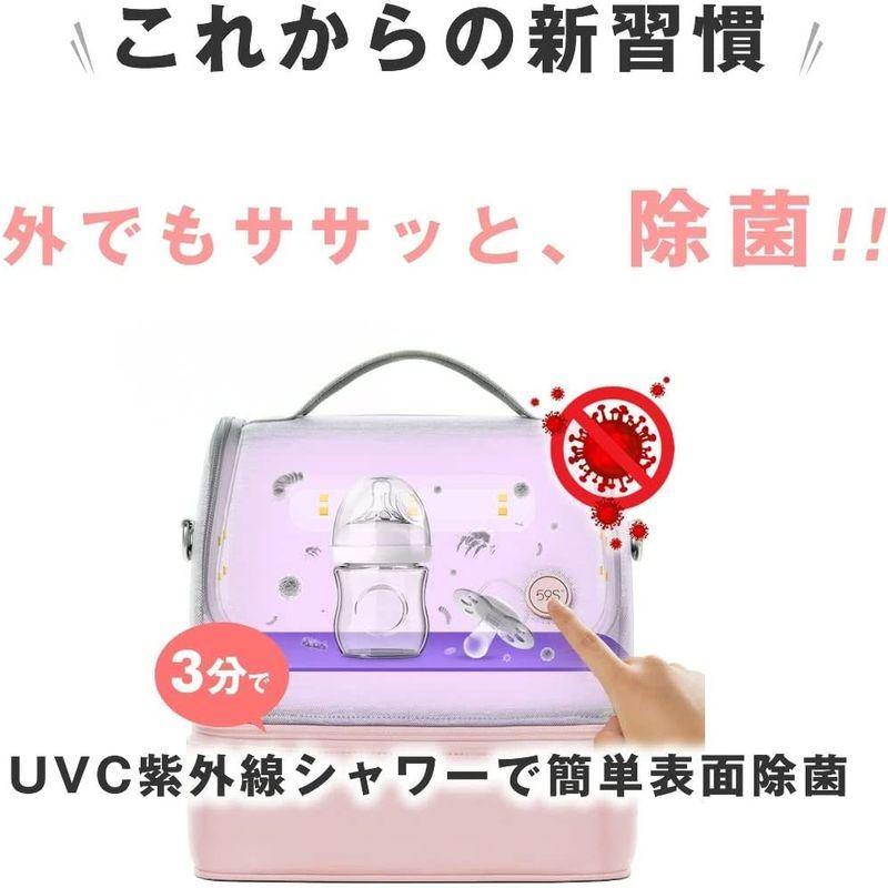 59S お出かけマミーバック UVC除菌ボックスシリーズ 哺乳瓶 700g 12個のLED 最大8Wモデル お出かけマミーバック UVC除菌ボックスシリーズ 哺乳瓶 700g 12個のLED 最大8Wモデル