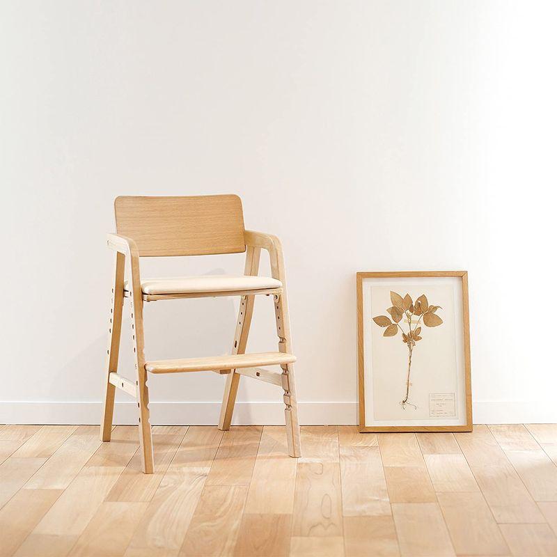 大和屋 キトコ キッズダインニングチェア ナチュラルフレーム アイボリー 3歳からのダイニングチェア 3歳からのダイニングチェア キトコ キッズダインニングチェア ナチュラルフレーム アイボリー