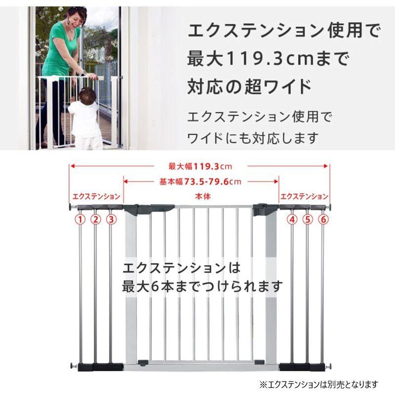 ベビーダン ベビーゲート ペットゲート ベビーフェンス プレミア Premier 白 ワイド 階段 突っ張り 柵 北欧 シンプル おしゃれ ベビーゲート プレミア ペットゲート ベビーフェンス Premier 白 ワイド 階段 突っ張り 柵 北欧 シンプル おしゃれ