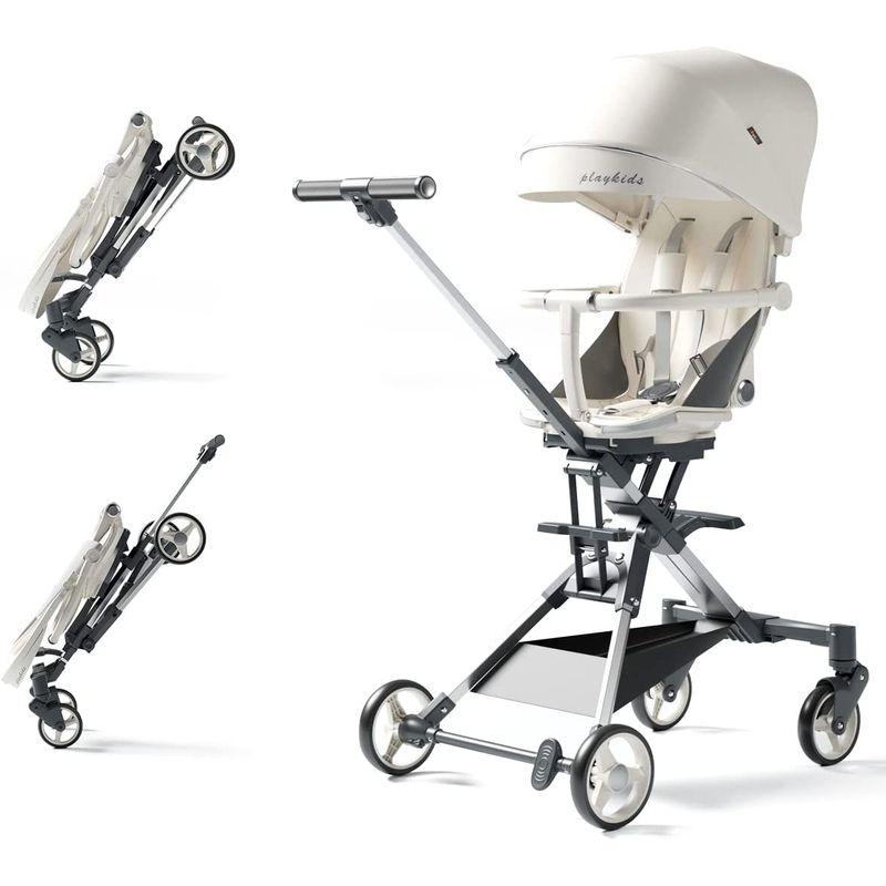 Feemom 両対面式ベビーカー b型 バギー 360°回転超軽量 コンパクト ベビーカー 折り畳み ハイシート折りたたみ ハイチェア 5点 両対面式ベビーカー b型 バギー コンパクト ベビーカー 折り畳み ハイシート折りたたみ ハイチェア 5点