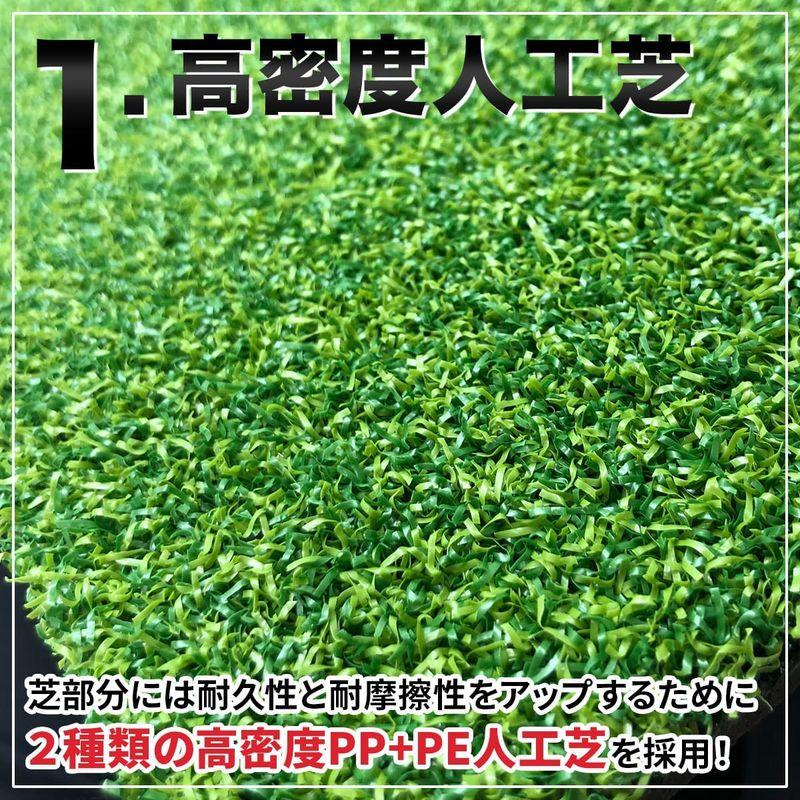 GolfStyle ゴルフマット 大型 PGAプロ監修モデル 100×150cm ゴルフ 練習 マット 素振り スイング 練習用 屋外用 人 ゴルフマット 大型 PGAプロ監修モデル 100×150cm ゴルフ 練習 マット 素振り スイング 練習用 屋外用 人 サイズ