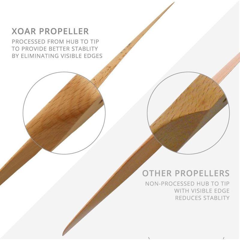 2026年 XOAR PJA 25?X 8?RC飛行機プロペラ。25インチプロップ2ブレード木製のガスエンジン 【UOI2267926889】(82712円)