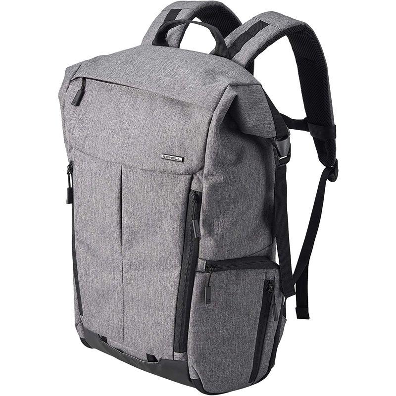 HAKUBA カメラリュック プラスシェル シティ04 ロールトップバックパック上下2気室 15インチPC収納 グレー SP-CT04-RB カメラリュック プラスシェル シティ04 ロールトップバックパック上下2気室 15インチPC収納 グレー SP CT04 RB