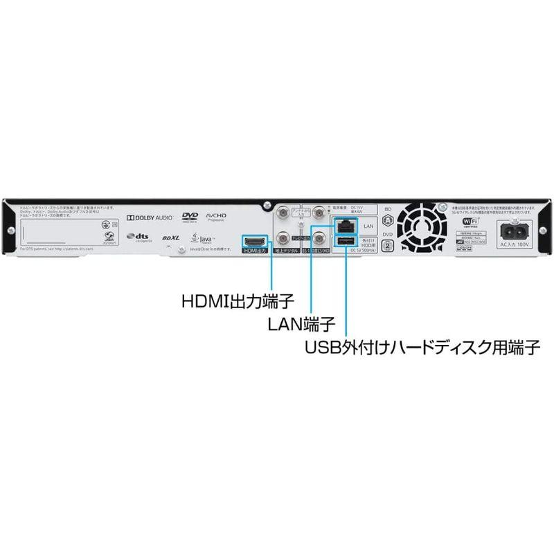 シャープ 1TB 3番組同時録画 ブルーレイレコーダー 2B-C10DT1 連続